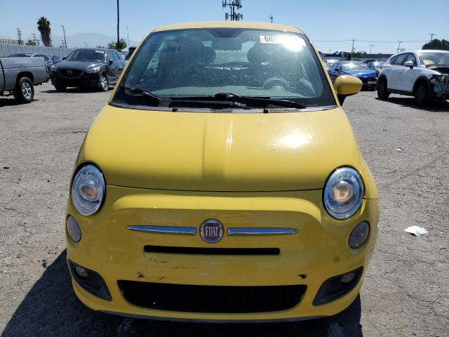 3C3CFFBR0DT543923 - 2013 FIAT 500 SPORT YELLOW photo 5