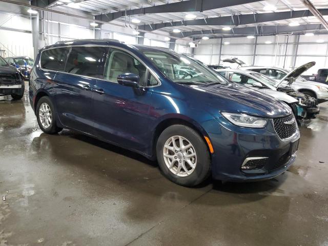 2C4RC1BG7MR557904 - 2021 CHRYSLER PACIFICA TOURING L BLUE photo 4