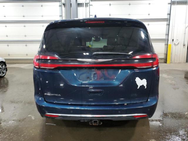 2C4RC1BG7MR557904 - 2021 CHRYSLER PACIFICA TOURING L BLUE photo 6