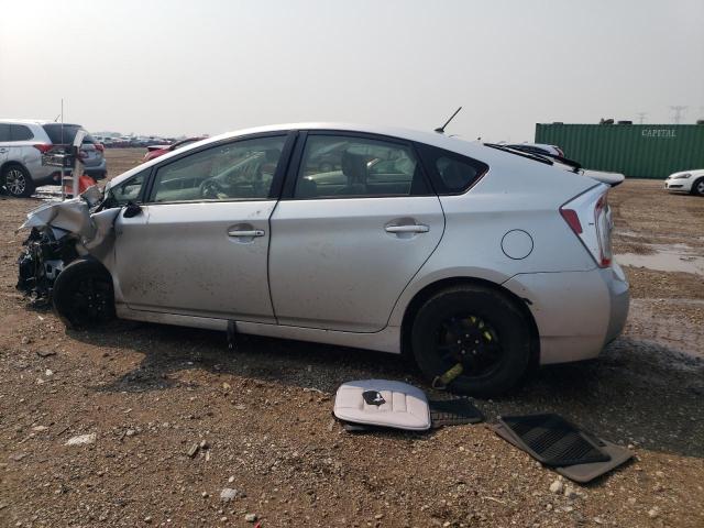 JTDKN3DU8F1897712 - 2015 TOYOTA PRIUS SILVER photo 2