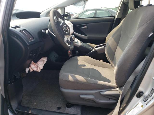 JTDKN3DU8F1897712 - 2015 TOYOTA PRIUS SILVER photo 7