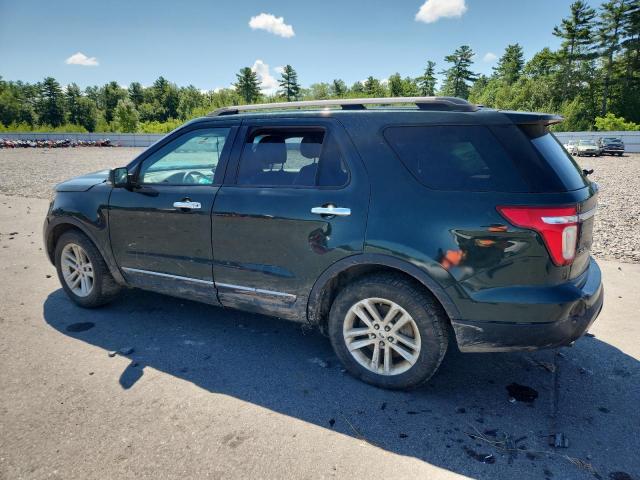 1FM5K8D86DGB36365 - 2013 FORD EXPLORER XLT GREEN photo 2