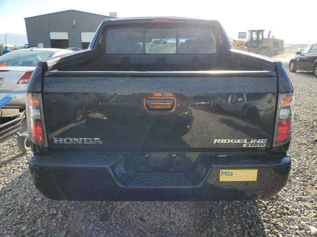 2HJYK16428H539493 - 2008 HONDA RIDGELINE RTS BLACK photo 6