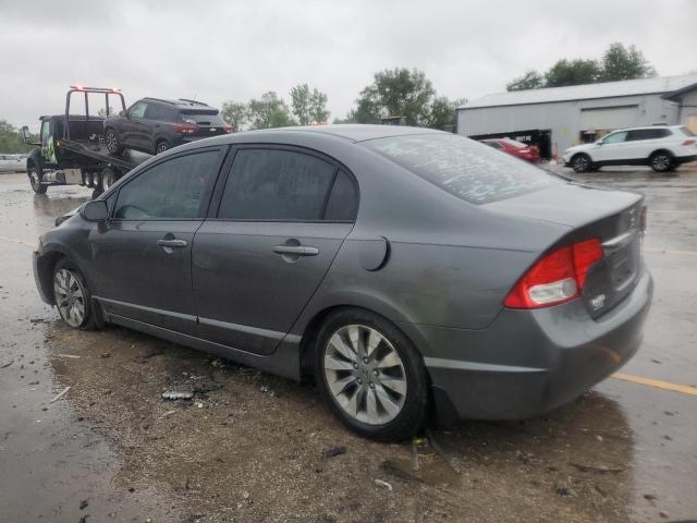 2HGFA16839H346175 - 2009 HONDA CIVIC EX GRAY photo 2