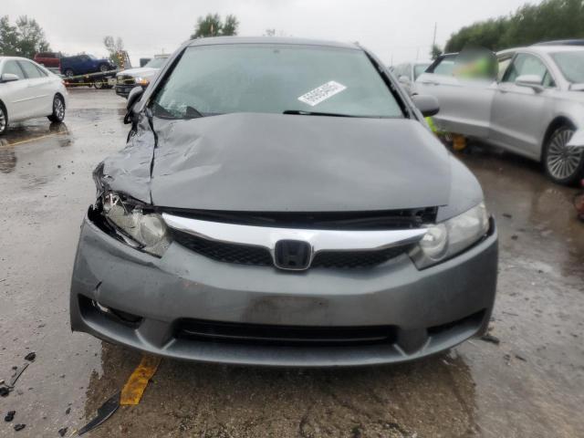 2HGFA16839H346175 - 2009 HONDA CIVIC EX GRAY photo 5