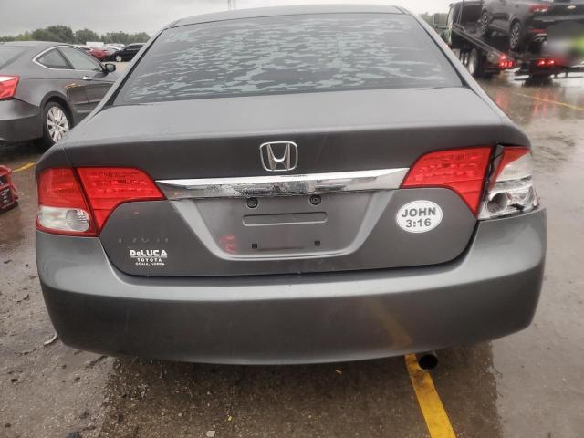2HGFA16839H346175 - 2009 HONDA CIVIC EX GRAY photo 6