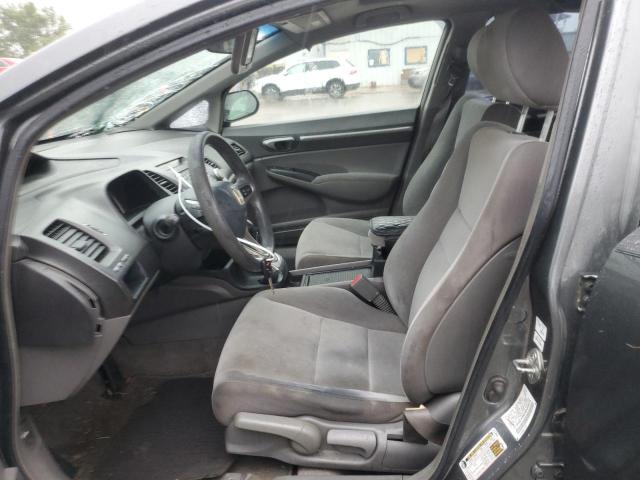 2HGFA16839H346175 - 2009 HONDA CIVIC EX GRAY photo 7