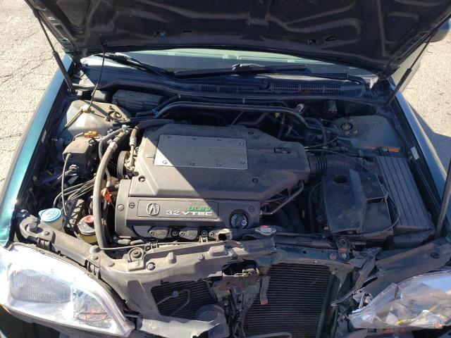 19UUA56621A027527 - 2001 ACURA 3.2TL GREEN photo 11