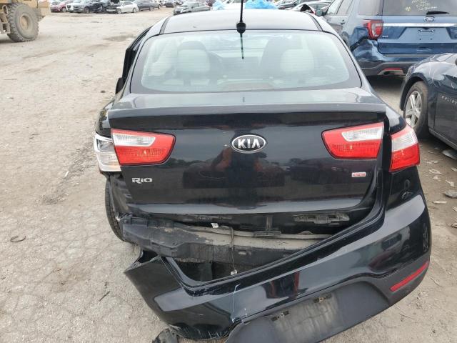 KNADM4A35F6468993 - 2015 KIA RIO LX BLACK photo 6