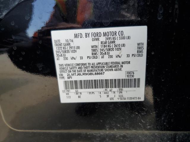 2LMTJ6LR9GBL88667 - 2016 LINCOLN MKX RESERVE 黑色 照片 13