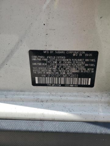 JF2GTAPC0M8254831 - 2021 SUBARU CROSSTREK PREMIUM WHITE photo 13