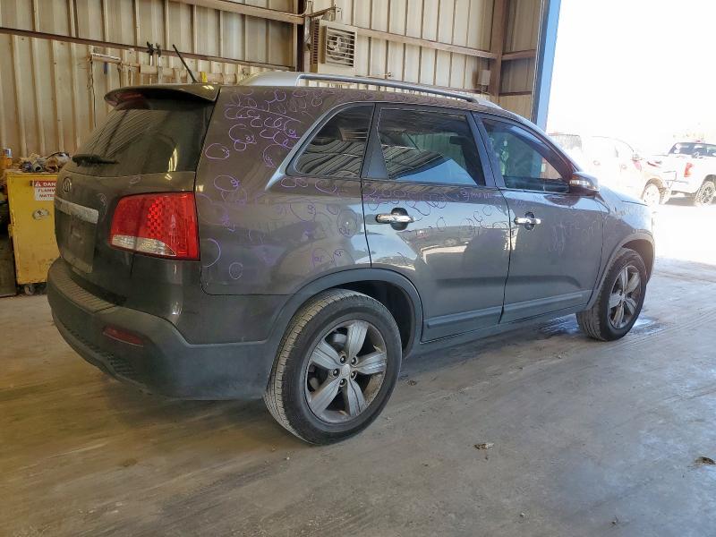 5XYKU3A62DG395851 - 2013 KIA SORENTO EX Сұр фото 3