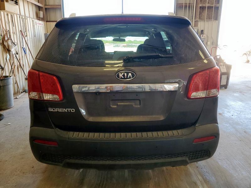 5XYKU3A62DG395851 - 2013 KIA SORENTO EX Сұр фото 6