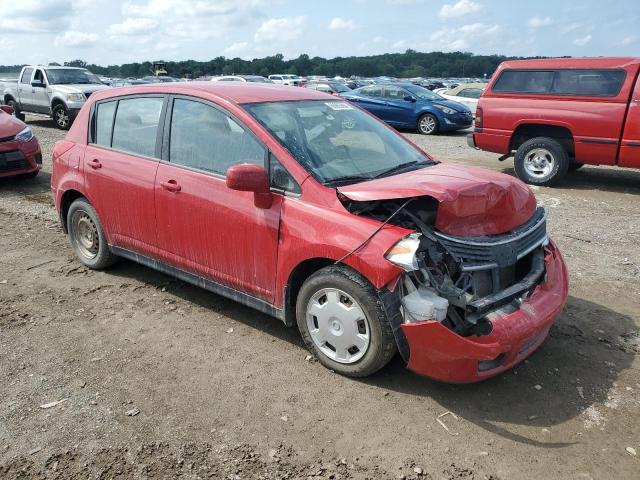 3N1BC13E27L383131 - 2007 NISSAN VERSA S RED photo 4