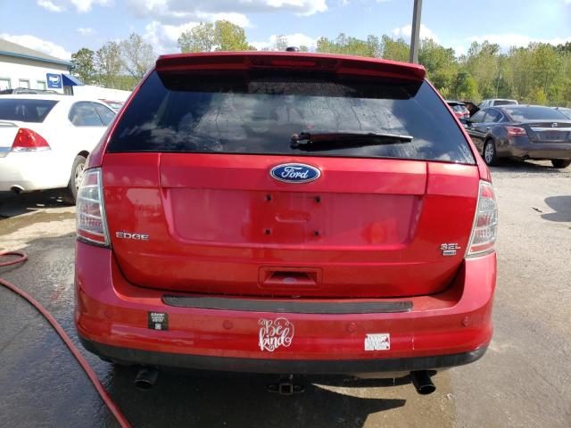 2FMDK4JC8ABB33757 - 2010 FORD EDGE SEL RED photo 6