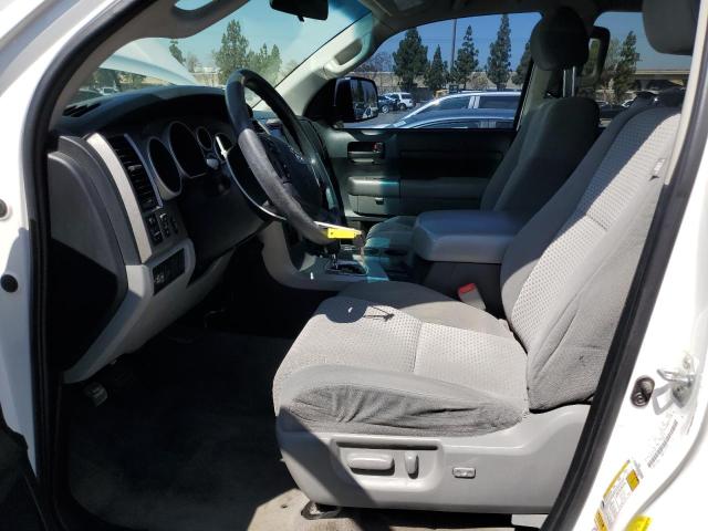 5TFRY5F19BX114764 - 2011 TOYOTA TUNDRA DOUBLE CAB SR5 WHITE photo 7