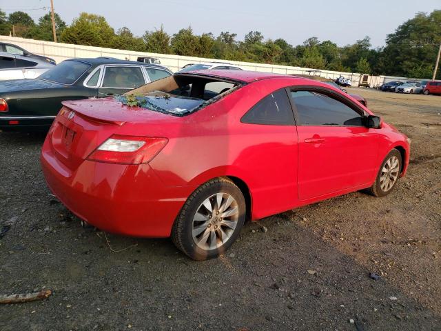 2HGFG1B89AH503992 - 2010 HONDA CIVIC EX RED photo 3