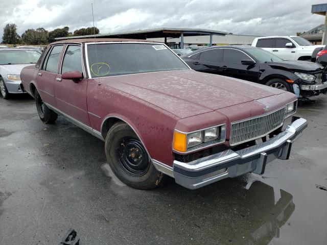 1G1BN69H1GX115237 - 1986 CHEVROLET CAPRICE CLASSIC BURGUNDY photo 1