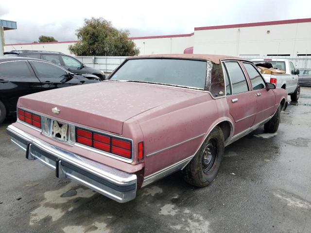 1G1BN69H1GX115237 - 1986 CHEVROLET CAPRICE CLASSIC BURGUNDY photo 4