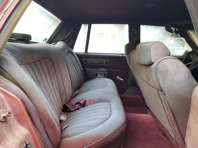 1G1BN69H1GX115237 - 1986 CHEVROLET CAPRICE CLASSIC BURGUNDY photo 6