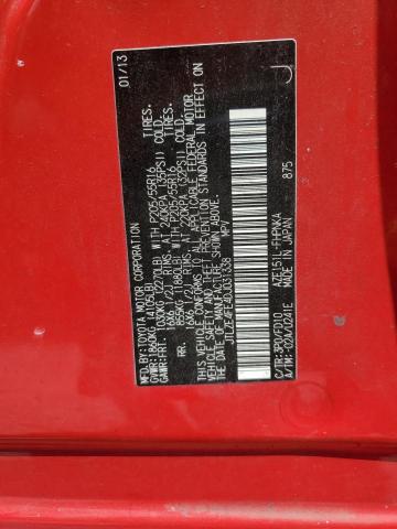 JTLZE4FE4DJ031338 - 2013 TOYOTA SCION XB 红色 照片 13