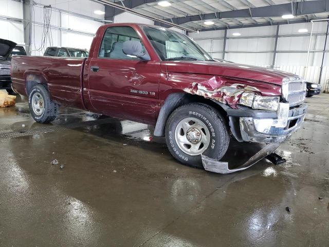 1B7HC16Y6YS597586 - 2000 DODGE RAM 1500 BURGUNDY photo 4