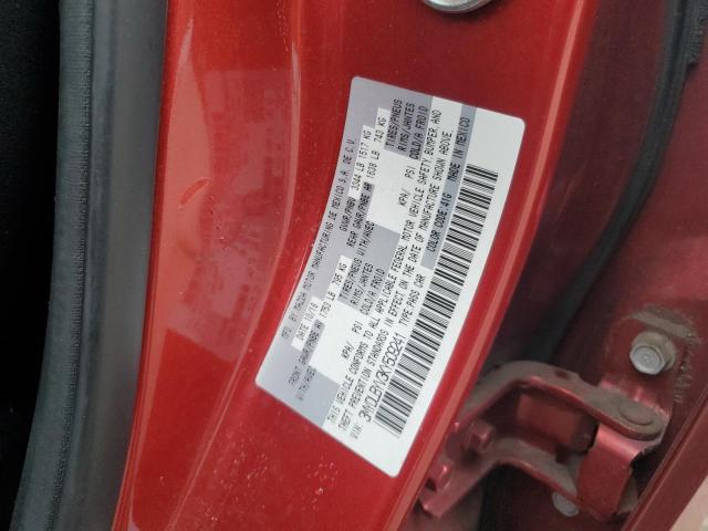 3MYDLBYV3KY509241 - 2019 TOYOTA YARIS L RED photo 12