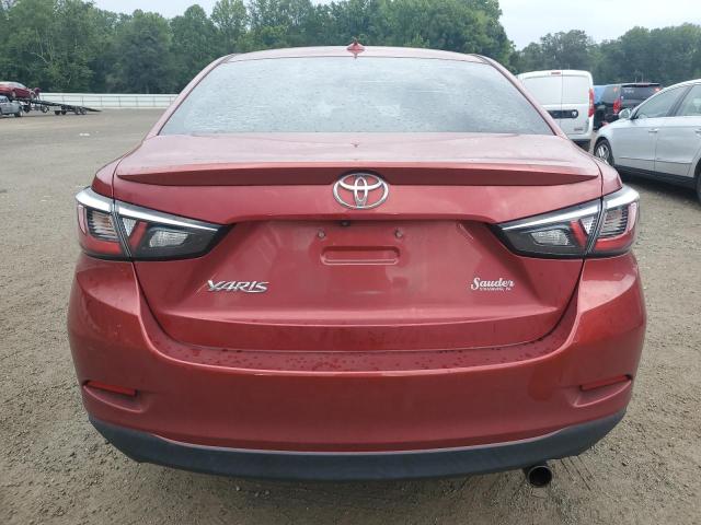 3MYDLBYV3KY509241 - 2019 TOYOTA YARIS L RED photo 6