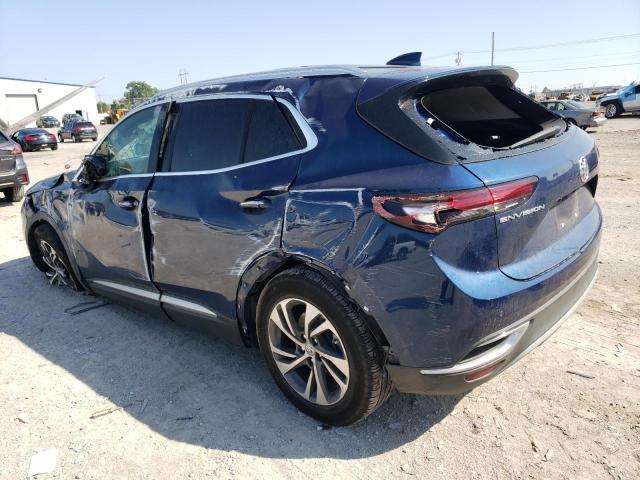 LRBFZNR41ND069507 - 2022 BUICK ENVISION ESSENCE BLUE photo 2