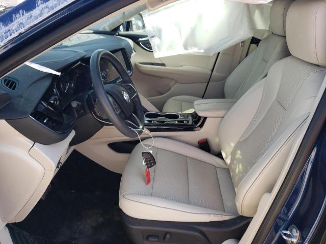 LRBFZNR41ND069507 - 2022 BUICK ENVISION ESSENCE BLUE photo 7
