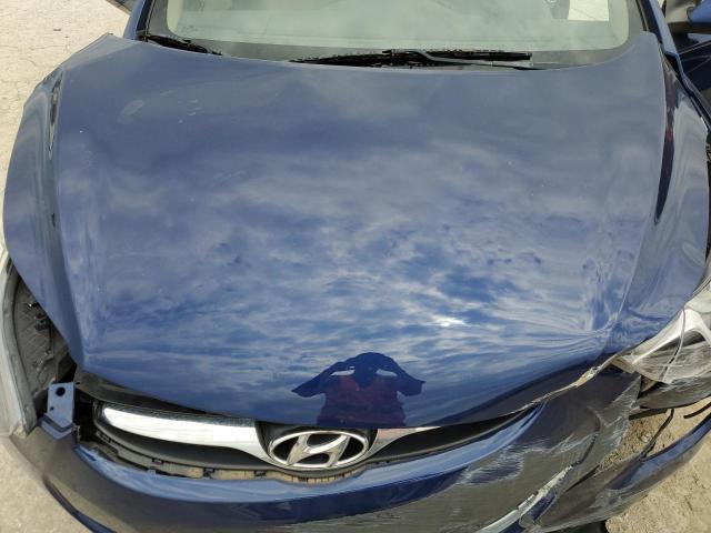 KMHDH4AE0DU733977 - 2013 HYUNDAI ELANTRA GLS BLUE photo 11