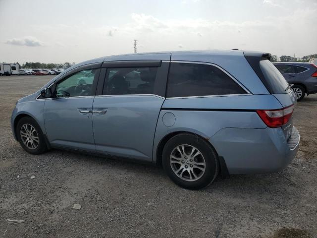 5FNRL5H63BB501456 - 2011 HONDA ODYSSEY EXL ლურჯი ფოტო 2