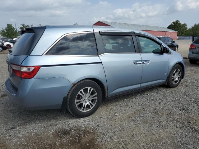 5FNRL5H63BB501456 - 2011 HONDA ODYSSEY EXL ლურჯი ფოტო 3