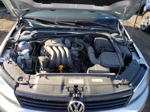 3VW2K7AJ0DM253564 - 2013 VOLKSWAGEN JETTA BASE Արծաթագույն լուսանկար 7