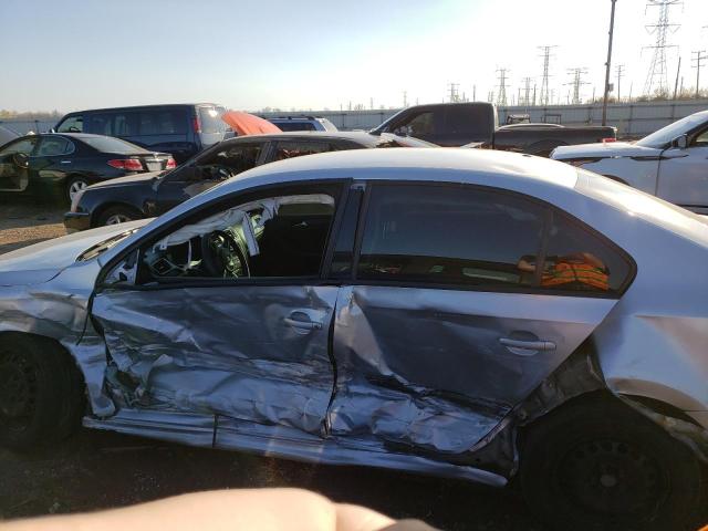 3VW2K7AJ0DM253564 - 2013 VOLKSWAGEN JETTA BASE Արծաթագույն լուսանկար 9