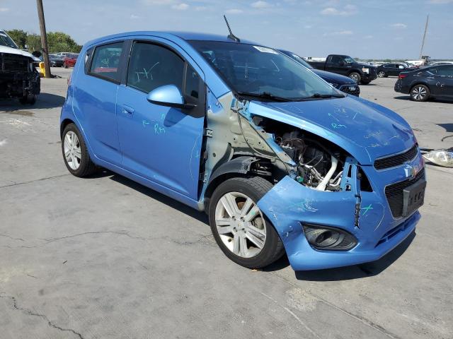 KL8CB6S98EC409366 - 2014 CHEVROLET SPARK LS BLUE photo 4