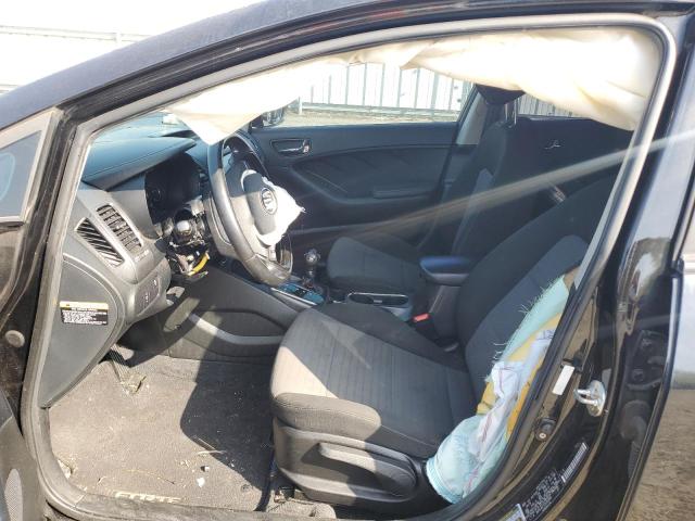 3KPFL4A77JE262885 - 2018 KIA FORTE LX BLACK photo 7