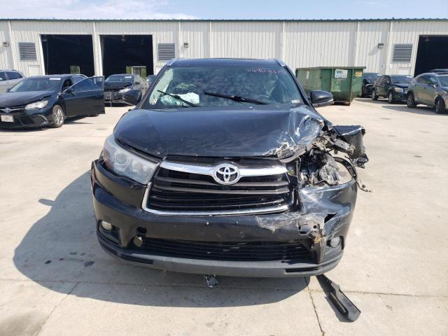 5TDJKRFH8FS098720 - 2015 TOYOTA HIGHLANDER XLE BLACK photo 5