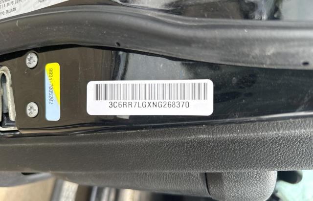 3C6RR7LGXNG268370 - 2022 RAM 1500 CLASS SLT 黑色 照片 10
