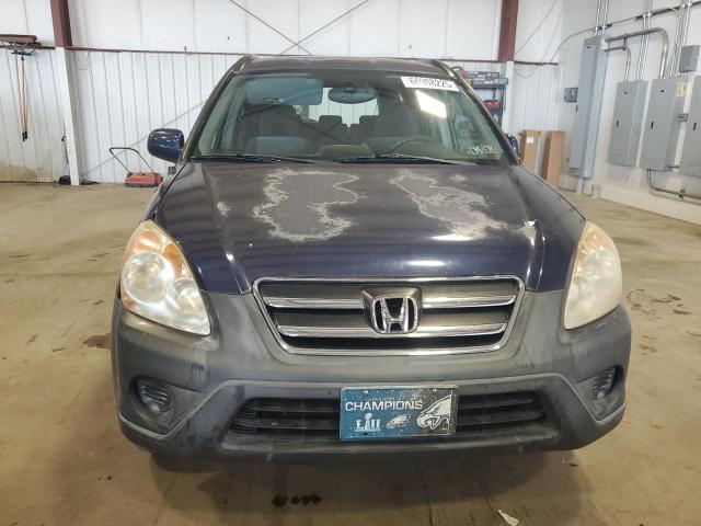 SHSRD78816U439435 - 2006 HONDA CR-V EX BLUE photo 5