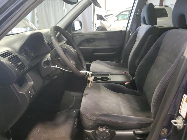 SHSRD78816U439435 - 2006 HONDA CR-V EX BLUE photo 7