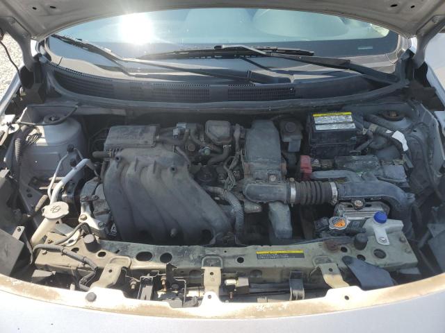 3N1CN7AP7DL857737 - 2013 NISSAN VERSA S SILVER photo 11