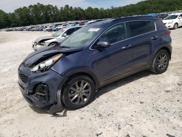 KNDP63AC5L7650736 - 2020 KIA SPORTAGE S BLUE photo 1