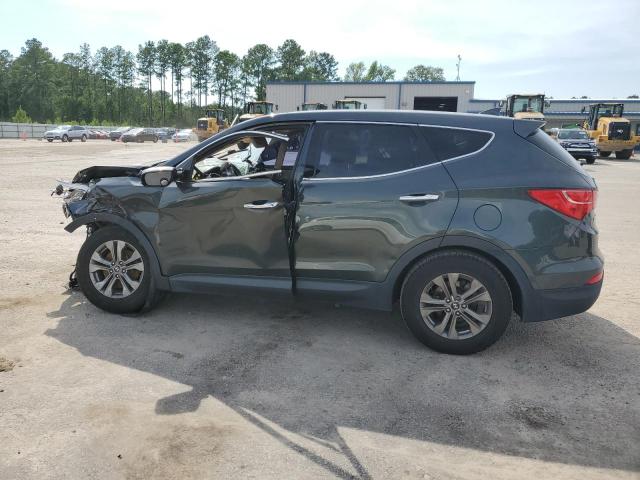 5XYZT3LB4DG089343 - 2013 HYUNDAI SANTA FE S TEAL photo 2