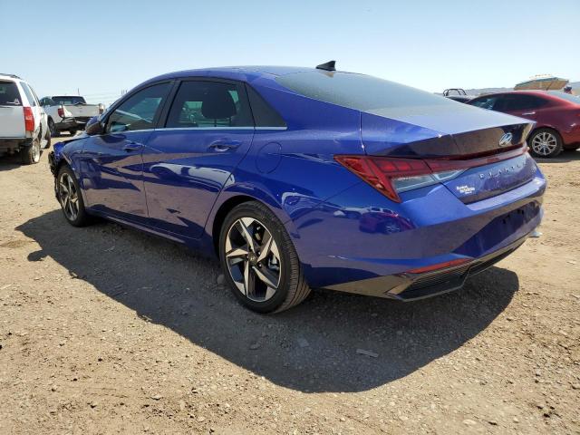 KMHLN4AJ9PU036121 - 2023 HYUNDAI ELANTRA LIMITED BLUE photo 2