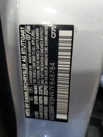 WDBRF92H97F848784 - 2007 MERCEDES-BENZ C 280 4MATIC SILVER photo 12
