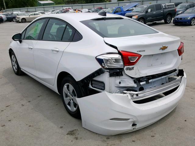 1G1BC5SM7J7189566 - 2018 CHEVROLET CRUZE LS WHITE photo 3