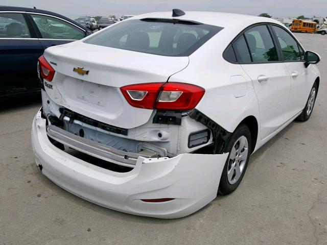 1G1BC5SM7J7189566 - 2018 CHEVROLET CRUZE LS WHITE photo 4