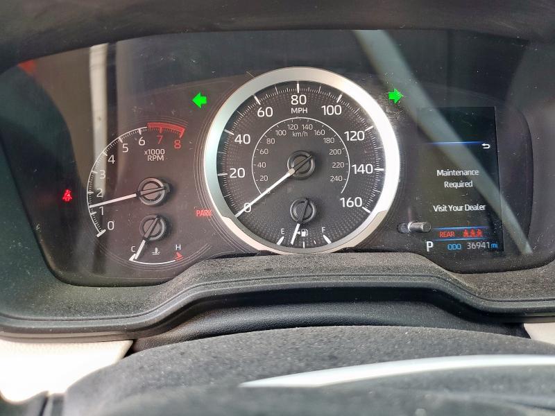 5YFEPMAE3NP330344 - 2022 TOYOTA COROLLA LE BLACK photo 9