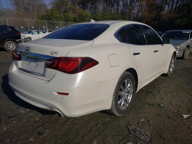 JN1BY1AR3GM271323 - 2016 INFINITI Q70 3.7 WHITE photo 4